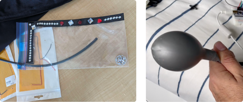 Experimentation with ways to implement pressure